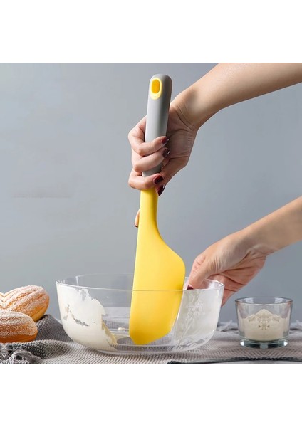 Gül Kırmızı 34 cm Kek Krem Spatula Yapışmaz Omlet Spatula Tereyağı Kazıyıcı Un Karıştırma Pişirme Aracı Isıya Dayanıklı Pasta Kazıyıcı (Yurt Dışından) fiyatları