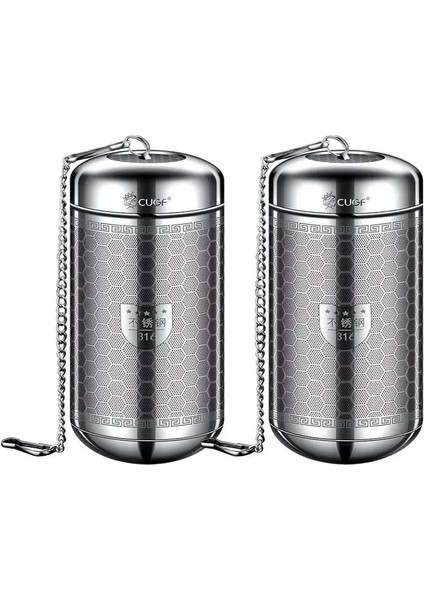 Orta Paslanmaz Çelik Çay Süzgeci Yeniden Kullanılabilir Çay Difüzör Filtre Örgüsü Büyük Kapasiteli Tra Dikenler Filtre Bitkisel Çay Baharat Demlik (Yurt Dışından) indirimleri