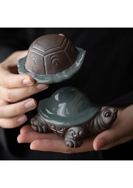 Bir Set Yaratıcı Seramik Mor Kil Kaplumbağa Çay Süzgeci Ev Çay Filtresi Ge Fırın Çay Pet Süsler Çay Seti Çay Aksesuarları (Yurt Dışından) fiyatları