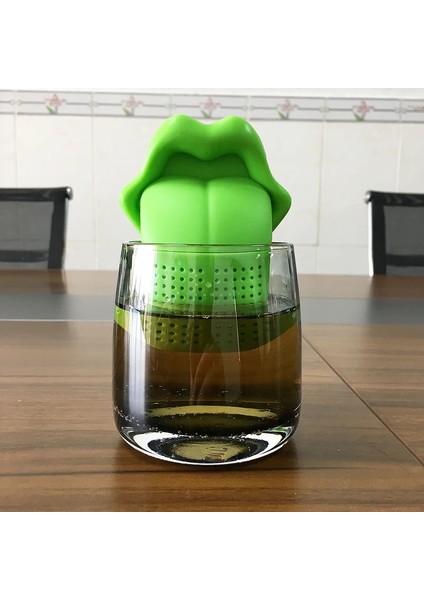 04 Çay Demlikler Büyük Dil Yaprak Çay Makinesi Komik Silikon Çay Poşeti Demleme Cihazı Bitkisel Baharat Filtresi Çay Süzgeç Mutfak Teaware (Yurt Dışından)