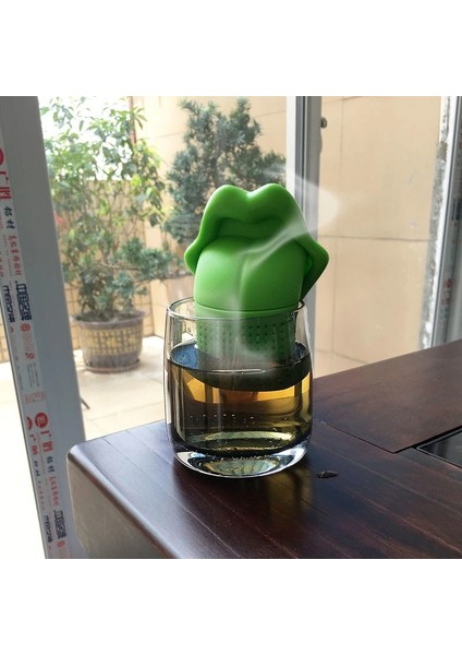 04 Çay Demlikler Büyük Dil Yaprak Çay Makinesi Komik Silikon Çay Poşeti Demleme Cihazı Bitkisel Baharat Filtresi Çay Süzgeç Mutfak Teaware (Yurt Dışından)