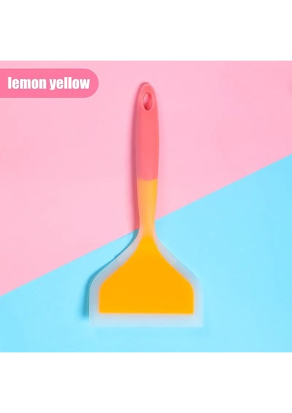 L Silikon Spatula Pişirme Gereçleri Sığır Eti Yumurta Mutfak Kazıyıcı Geniş Pizza Pişirme Araçları Kürek Yapışmaz Spatula Mutfak (Yurt Dışından) fırsatları