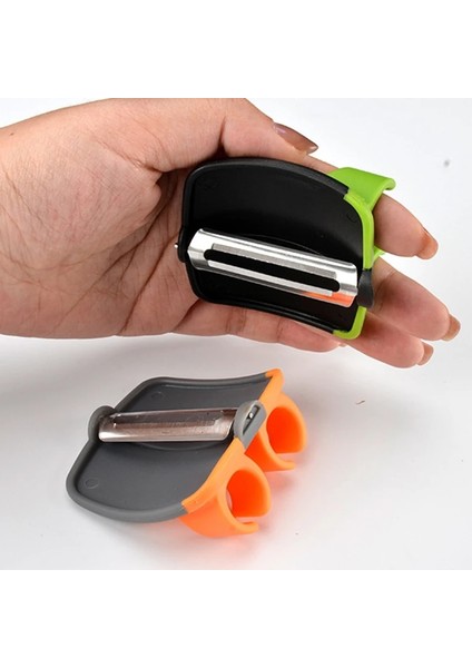 2c Iki Parmak Planya Meyve Soyucu Tıraş Önleyici El Sebze Planya Paslanmaz Çelik Meyve Soyucu Mutfak Pişirme Aksesuarları (Yurt Dışından) modelleri