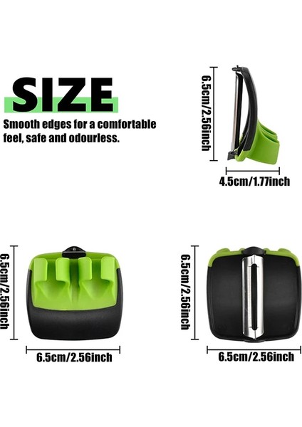 2c Iki Parmak Planya Meyve Soyucu Tıraş Önleyici El Sebze Planya Paslanmaz Çelik Meyve Soyucu Mutfak Pişirme Aksesuarları (Yurt Dışından) indirimleri