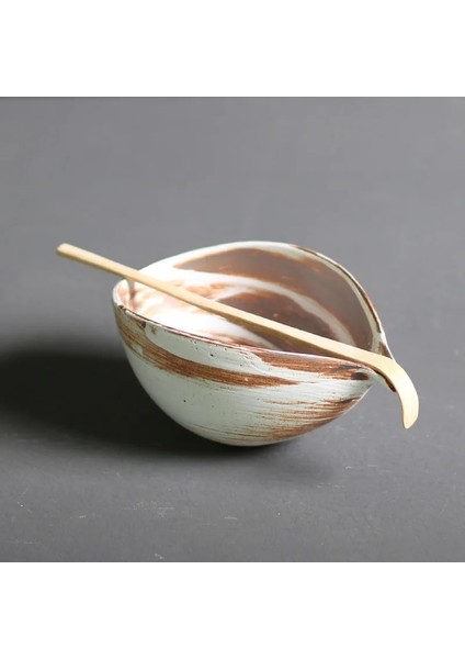 Stil 9 4 Adet/takım Geleneksel Matcha Hediye Seti Japon Çay Seti Seramik Matcha Kase Çırpma Tutucu Bambu Çay Çırpma Kaşık Ev Çay Odası Aracı (Yurt Dışından)