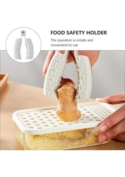 Gri 2 Adet Parmak Guardcuttingprotector El Mandoline Rende Tutucu Güvenlik Parçalama Dilim Sebze Dilimleme Çelik Paslanmaz Dilimleme (Yurt Dışından) modelleri