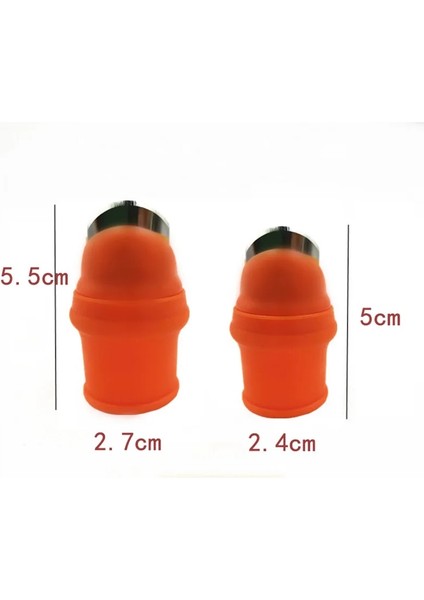 5.5x2.7 cm Silikon Başparmak Bıçak Parmak Koruyucu Sebze Hasat Bıçağı Düz Bıçak Makas Kesme Halkaları Bahçe Eldivenleri (Yurt Dışından) fırsatları