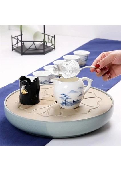 Yonca Saf Kalay Çay Süzgeci Filtre Yaprağı Kung Fu Çay Seti Demlik Yaratıcı El Yapımı Kahve Çay Süzgeçleri Mutfak Aksesuarları Teaware (Yurt Dışından)