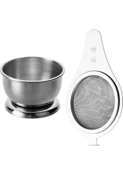 Gümüş Set Yeniden Kullanılabilir Paslanmaz Çelik Çay Demlik Ince Örgü Demlik Kungfu Çay Yaprağı Süzgeç Seti Baharat Difüzör Filtresi Mutfak Aksesuarları (Yurt Dışından)