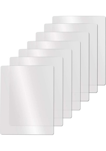 Limon Sarısı Şeffaf Esnek Plastik Kesme Tahtası Paspas Seti, Buzlu Şeffaf Mutfak Kesme Tahtası Şeffaf Paspaslar 17,5 x 12 Inç, 7'li Set (Yurt Dışından) fiyatları