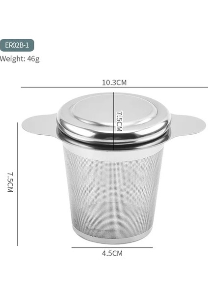 Stil 1 Paslanmaz Çelik Çay Demlik Çay Yaprakları Baharat Baharat Topu Süzgeç Demlik Ince Örgü Kahve Filtresi Teaware Mutfak Aksesuarları (Yurt Dışından) fiyatları