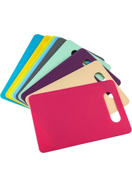 Yh 29X19X0.23CM Mutfak Gereçleri Çok Renkli Kolay Temizlenebilir Kaymaz Plastik Kesme Tahtası Gıda Kesme Bloğu Mat Aracı Mutfak Aşçı Malzemeleri (Yurt Dışından)