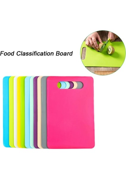 Yh 29X19X0.23CM Mutfak Gereçleri Çok Renkli Kolay Temizlenebilir Kaymaz Plastik Kesme Tahtası Gıda Kesme Bloğu Mat Aracı Mutfak Aşçı Malzemeleri (Yurt Dışından)