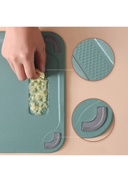 Pembe 35X22 cm Mutfak Aksesuarları Kesme Tahtası Paslanmaz Çelik Sebze Peynir Şarküteri Çok Fonksiyonlu Masa Doğrama Blokları Seti Depolama (Yurt Dışından) indirimleri