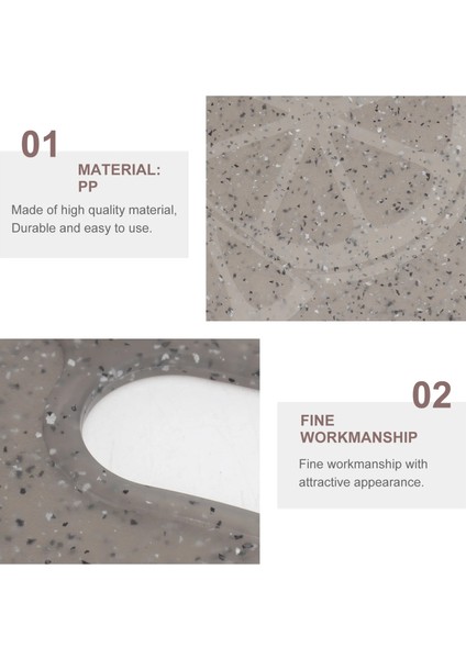 Gösterildiği Gibi 31X31X0.5CM Tahta Kesme Doğrama Plastik Meyve Sebze Tahtaları Yuvarlak Mutfak Mermer Blok Paspaslar Et Saplı Çarşaflar Granit Güvenli Bulaşık Makinesi (Yurt Dışından) modelleri