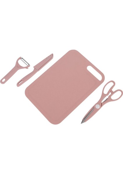Pembe 4 Adet Büyük 4 Adet/takım Doğrama Blokları Araçları Pp Plastik Isıya Dayanıklı Meyve Kesme Tahtaları Mutfak Bıçakları Aksesuarları Mutfak Aletleri (Yurt Dışından)