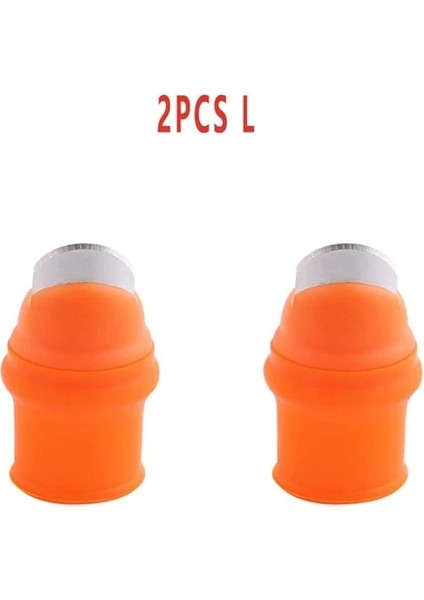 2 Adet L 1 Takım Silikon Parmak Koruyucusu Bıçaklı Silikon Başparmak Bıçak Parmak Kesici Seti Emek Tasarrufu Sağlayan Hasat Bitki Toplama Aracı (Yurt Dışından)