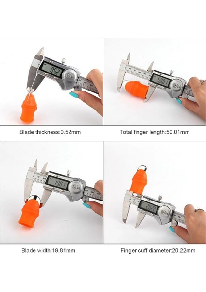 2 Adet L 1 Takım Silikon Parmak Koruyucusu Bıçaklı Silikon Başparmak Bıçak Parmak Kesici Seti Emek Tasarrufu Sağlayan Hasat Bitki Toplama Aracı (Yurt Dışından) indirimleri