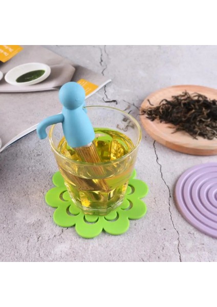01 Yaratıcı Çay Demlik Süzgeç Elek Paslanmaz Çelik Gıda Sınıfı Silika Jel Çay Sızıntısı Tembel Çay Ayrılmış Dikey Çay Makinesi (Yurt Dışından)