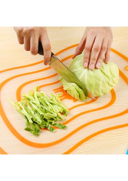 Mavi L Mutfak Plastik Doğrama Kesme Tahtası Kaymaz Esnek Mat Buzlu Breadboard Esnek Pratik Dayanıklı Meyve Mutfak Aletleri (Yurt Dışından) modelleri