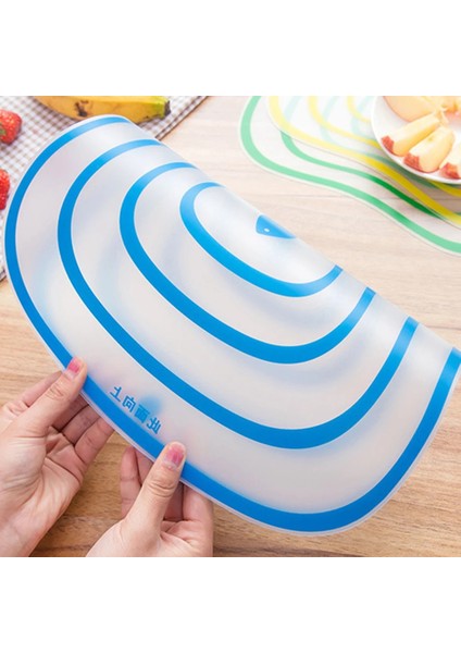 Mavi L Mutfak Plastik Doğrama Kesme Tahtası Kaymaz Esnek Mat Buzlu Breadboard Esnek Pratik Dayanıklı Meyve Mutfak Aletleri (Yurt Dışından) fırsatları