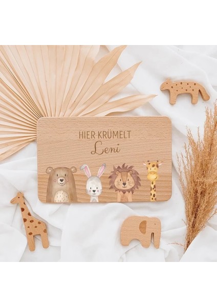 Ücretsiz Özel 22X14X1CM Kişiselleştirilmiş Kahvaltı Tahtası Çocuklar Için Kahvaltı Tahtası Bebek Hediye Doğum Vaftiz Özel Ahşap Üzerine Basılmış Dilim Sanat Gravür Isim Metni (Yurt Dışından)