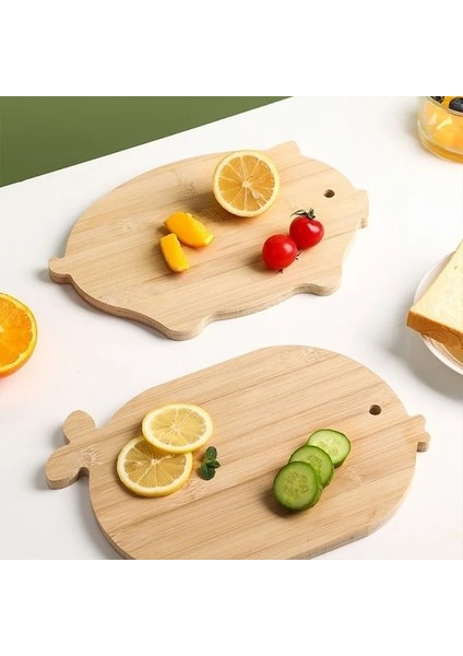 Büyük Lavabo Yaratıcı Bambu Kesme Tahtası Mini Hayvan Bebek Gıda Takviyesi Sınıflandırma Kesme Tahtası Pizza Suşi Ekmek Tepsisi Mutfak Gereçleri (Yurt Dışından)