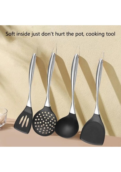 D Kullanışlı Tavada Kızartma Küreği Haşlanma Önleyici Silikon Döndürücü Yapışmaz Kızartma Dayanıklı Silikon Döndürücü Tencere (Yurt Dışından) fırsatları