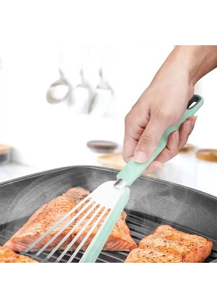 Yeşil Balık Spatula Silikon Kolay Temizlik Pişirme Gereçleri Mutfak Gereçleri Pişirme Aksesuarları Alet Balık Turner Spatula Yapışmaz (Yurt Dışından) fırsatları