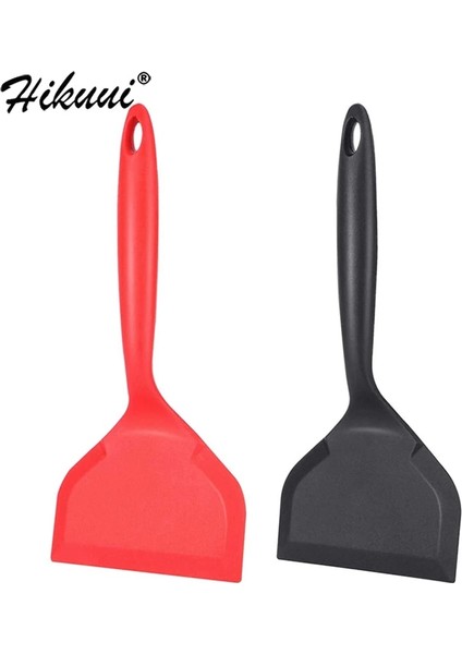No 8 Silikon Spatula Krep Omlet Kürek Turner Yumurta Balık Pizza Geniş Kürek Yapışmaz Mutfak Pişirme Pişirme Gereçleri Seti (Yurt Dışından)