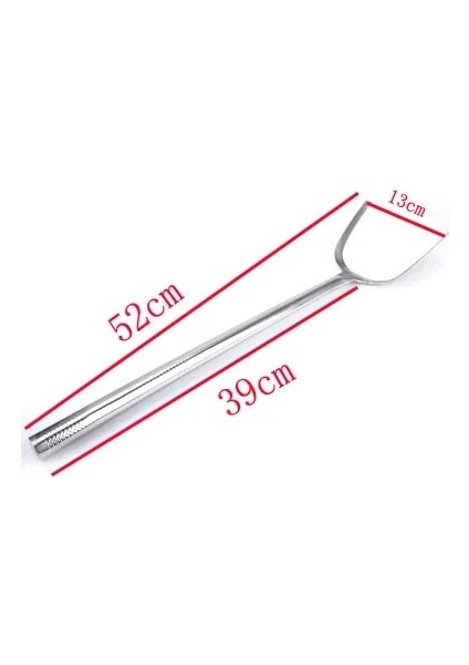 Stil 7 Büyük Uzun Spatula Kürek Şef Pişirme Cocina Eşyaları Mutfak Eşyası Kolu Tam Paslanmaz Çelik Metal Turner Çorba Kaşığı Wok (Yurt Dışından)
