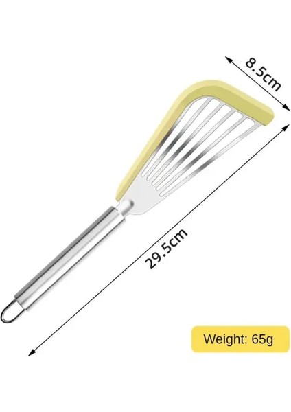 09 Pot Kürek Paslanmaz Çelik Kızarmış Balık Kürek Yüksek Sıcaklığa Dayanıklı Kelebek Kürek Biftek Araçları Mutfak Aksesuarları Için (Yurt Dışından)