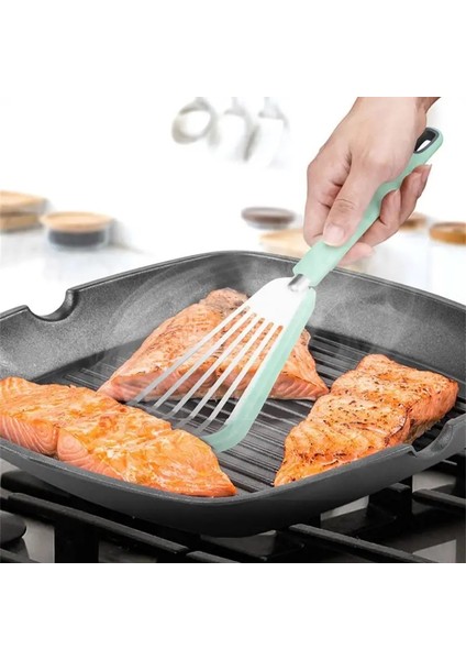 09 Pot Kürek Paslanmaz Çelik Kızarmış Balık Kürek Yüksek Sıcaklığa Dayanıklı Kelebek Kürek Biftek Araçları Mutfak Aksesuarları Için (Yurt Dışından) fırsatları