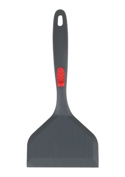 Gri Silikon Turner Sığır Yumurta Kazıyıcı Yapışmaz Pizza Kürek Mutfak Pişirme Aracı Kızartma Tavası Gıda Kaldırıcılar Pişirme Gereçleri (Yurt Dışından)