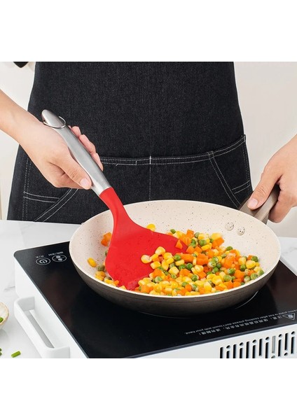 304-GRI Omlet Siyah Yapışmaz Tava Kızartma Yumurta Tavası Gözleme Mutfak Kürekli Tencere (Yurt Dışından)