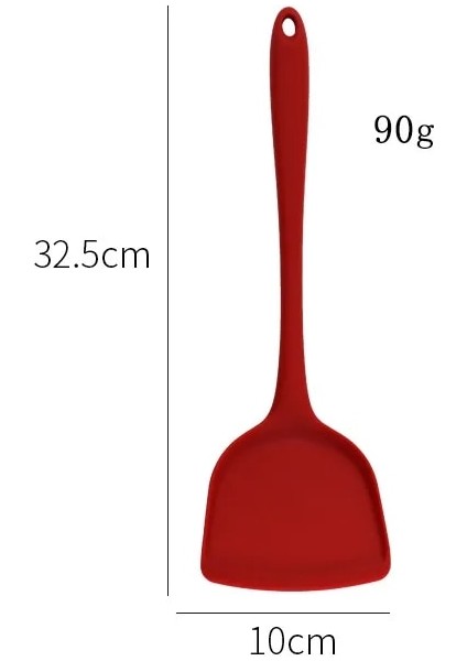Açık Yeşil Silikon Spatula Kızartma Tavası Mutfak Spatula Kaşık Isıya Dayanıklı Spatula Pişirme Aracı Karıştırma Aksesuarları Mutfak (Yurt Dışından) indirimleri