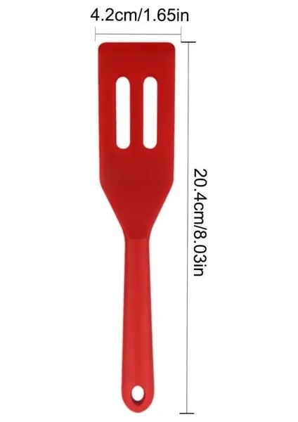 D Tipi Evrensel Silikon Mutfak Eşyaları Spatula Çok Kullanımlı Silikon Turner Alet Mutfak Gereçleri Mutfak Yumurta Balık Kızartma Tavası Kepçe Kürek (Yurt Dışından)