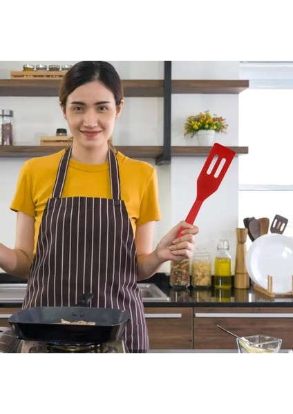 D Tipi Evrensel Silikon Mutfak Eşyaları Spatula Çok Kullanımlı Silikon Turner Alet Mutfak Gereçleri Mutfak Yumurta Balık Kızartma Tavası Kepçe Kürek (Yurt Dışından)