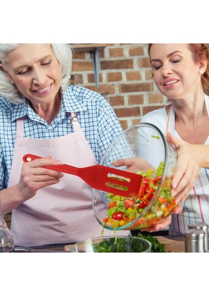 D Tipi Evrensel Silikon Mutfak Eşyaları Spatula Çok Kullanımlı Silikon Turner Alet Mutfak Gereçleri Mutfak Yumurta Balık Kızartma Tavası Kepçe Kürek (Yurt Dışından)