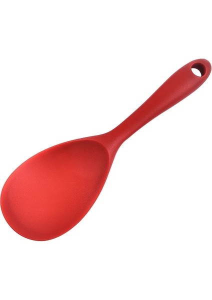 Pirinç Kaşığı Kırmızı Silikon Spatula Sığır Eti Yumurta Mutfak Kazıyıcı Geniş Yüzlü Pizza Pişirme Aracı Kürek Yapışmaz Spatula Mutfak Eşyaları (Yurt Dışından)