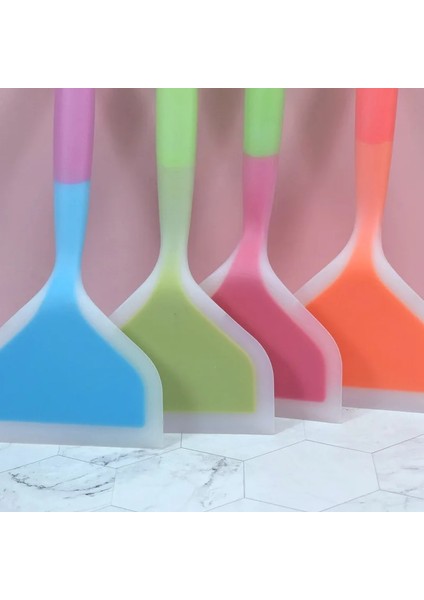 Pirinç Kaşığı Kırmızı Silikon Spatula Sığır Eti Yumurta Mutfak Kazıyıcı Geniş Yüzlü Pizza Pişirme Aracı Kürek Yapışmaz Spatula Mutfak Eşyaları (Yurt Dışından) indirimleri