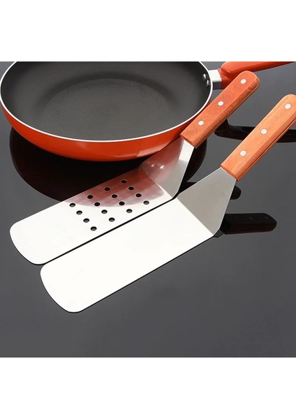 Kızartma Küreği Yapışmaz Tava Kızarmış Kürek Pişirme Barbekü Metal Biftek Kürek Mutfak Pişirme Aracı Spatula Tencere Mutfak Aksesuarları Alet (Yurt Dışından) fiyatları