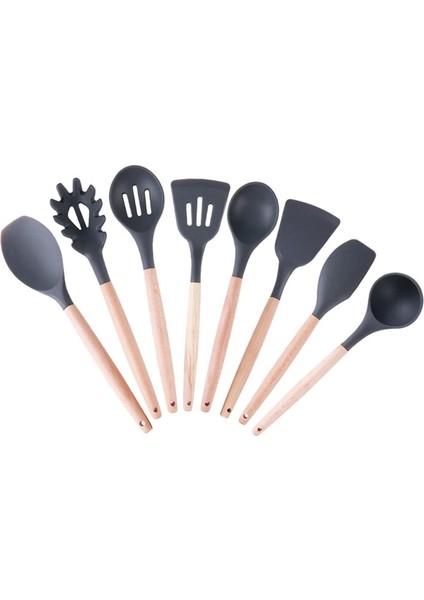 04 Mutfak Silikon Çeviriciler Alet Spatula Yeni Yapışmaz Isıya Dayanıklı Spatula Yumurta Balık Kızartma Tavası Kepçe Kızarmış Kürek 2023 (Yurt Dışından)