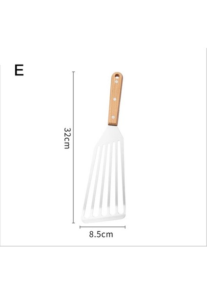 Stil 2 Gıda Sınıfı Paslanmaz Çelik Oluklu Turner Kürek Balık Spatula Çok Amaçlı Paslanmaz Çelik Ev Mutfak Pişirme Malzemeleri (Yurt Dışından) fırsatları