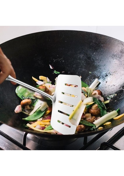 Spatula Paslanmaz Çelik Paslanmaz Çelik Yapışmaz Balık Turner Geniş Paslanmaz Dayanıklı Rahat Biftek Kürek Çevirme (Yurt Dışından) fırsatları