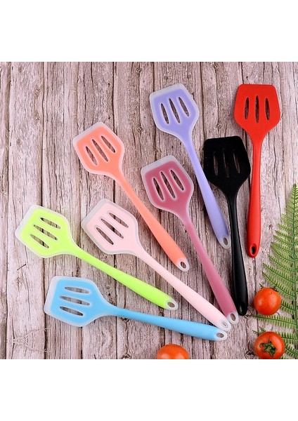 Siyah Silikon Spatula Küçük Silikon Spatula Biftek Kızartma Spatula Yapışmaz Pişirme Spatula Kızartma Tavası Kepçe Kızarmış Kürek Spatula (Yurt Dışından) fiyatları