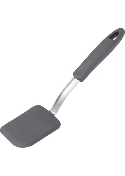 Gri Ev Mutfak Silikon Çeviriciler Kızartma Spatula Yumurta Balık Biftek Kızartma Tavası Kepçe Kızarmış Kürek Mutfak Gereçleri Pişirme Gereçleri (Yurt Dışından)