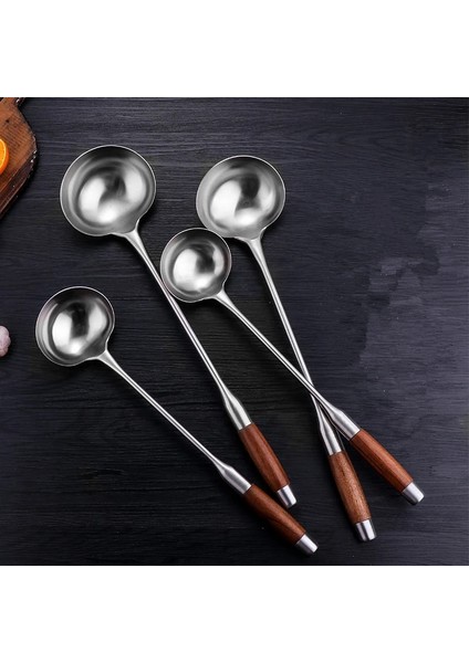 Stil 9 Uzun Saplı Çorba Kepçesi Kaşık Turner Paslanmaz Çelik Gülağacı Spatula Soslar Kaşık Mutfak Pişirme Gereçleri Aracı Ahşap Wok Spatula (Yurt Dışından) fırsatları