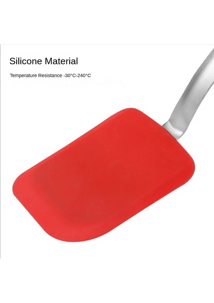 Siyah Ev Mutfak Silikon Çeviriciler Kızartma Spatula Yumurta Balık Biftek Kızartma Tavası Kepçe Kızartılmış Kürek Mutfak Gereçleri Pişirme Gereçleri (Yurt Dışından) indirimleri