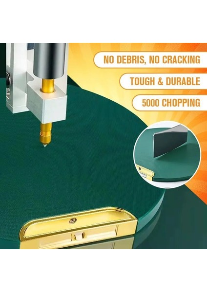 35CM Pe Küf Geçirmez Ev Meyve Mutfak Kaymaz Kemik Kesme Tahtası Plastik Doğrama Yuvarlak Kesme Tahtası Zümrüt Kesme Tahtası (Yurt Dışından) fırsatları